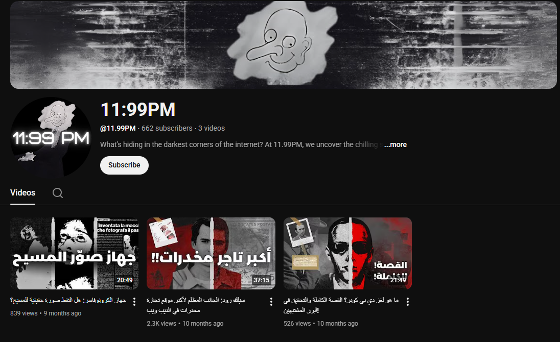 11.99pm documentary YouTube channel