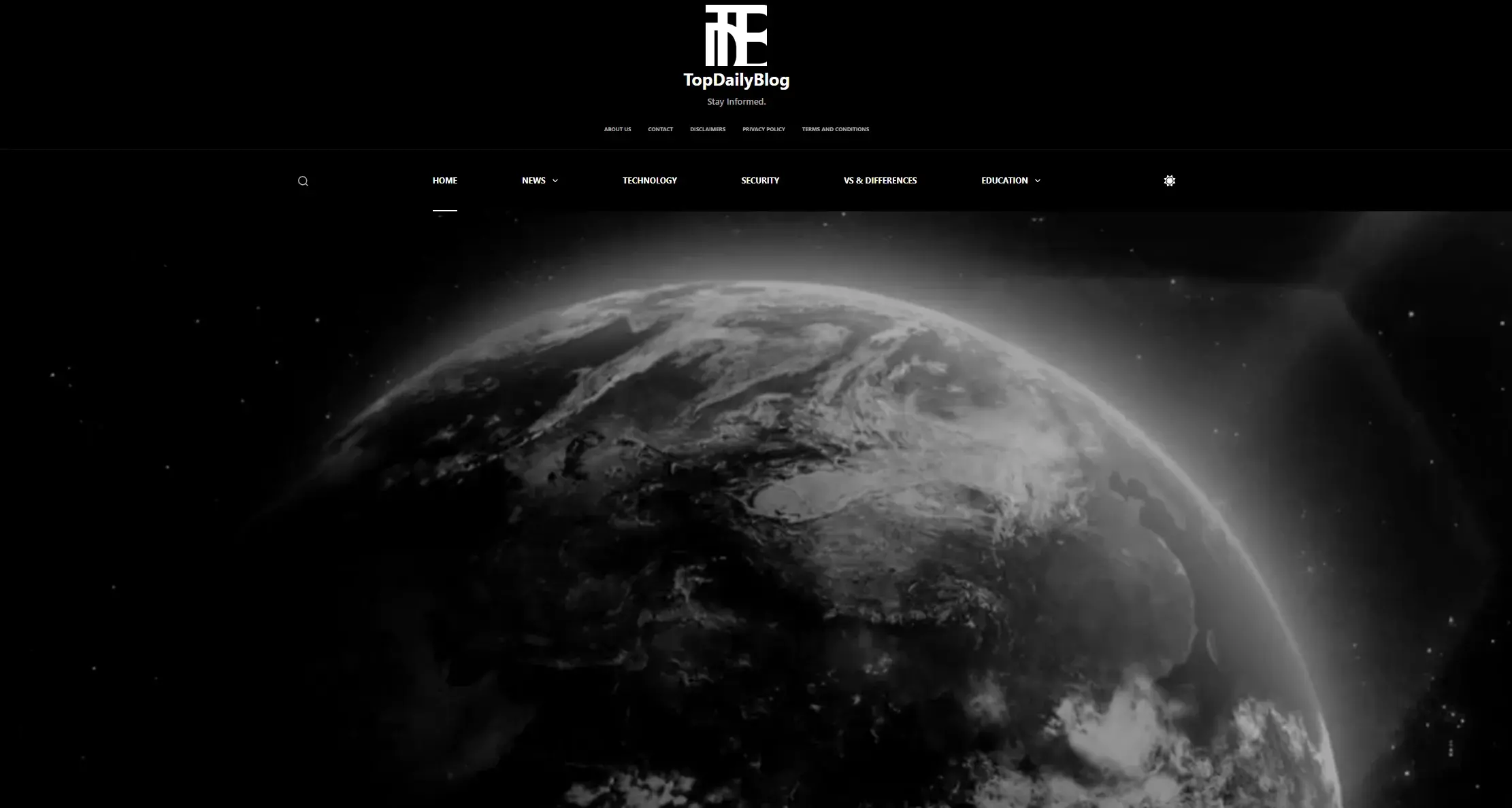 TopDailyBlog Website