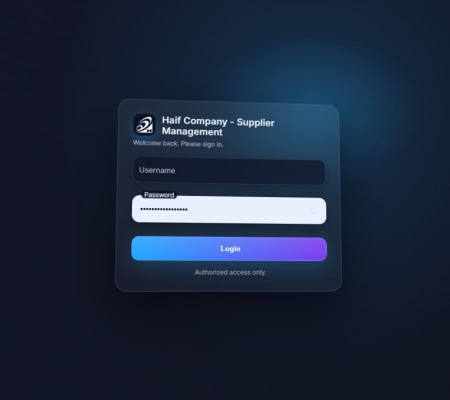 Procurement screenshot 1