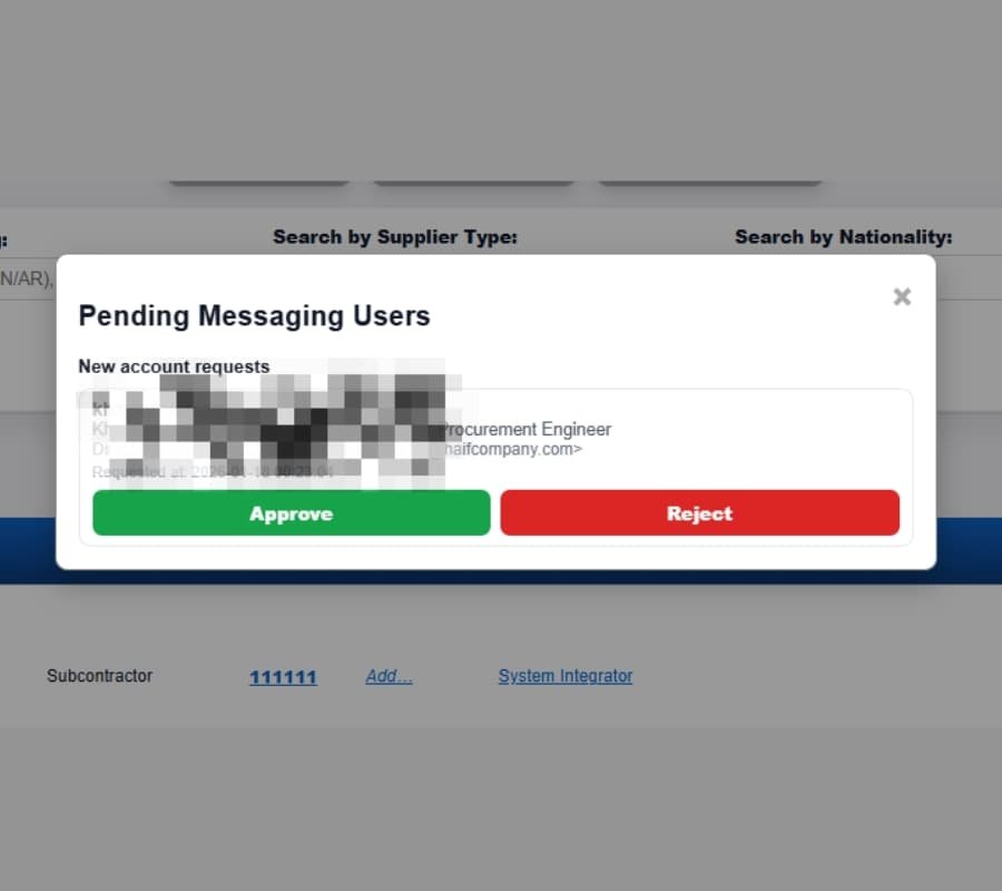 Procurement screenshot 16
