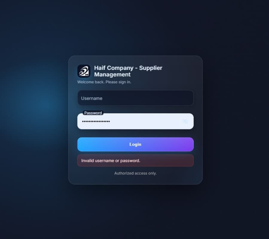 Procurement screenshot 2